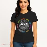 Admin Squad Administrative Assistant Office Secretary Women's T-Shirt thumb 4