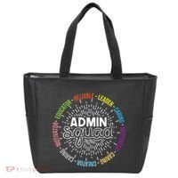 Admin Squad Administrative Assistant Office Secretary Tote Bag thumb 0