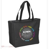 Admin Squad Administrative Assistant Office Secretary Tote Bag thumb 2