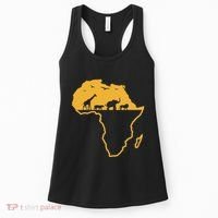 Africa Safari African Wild Animals Environment National Park Women's Tank Top thumb 0