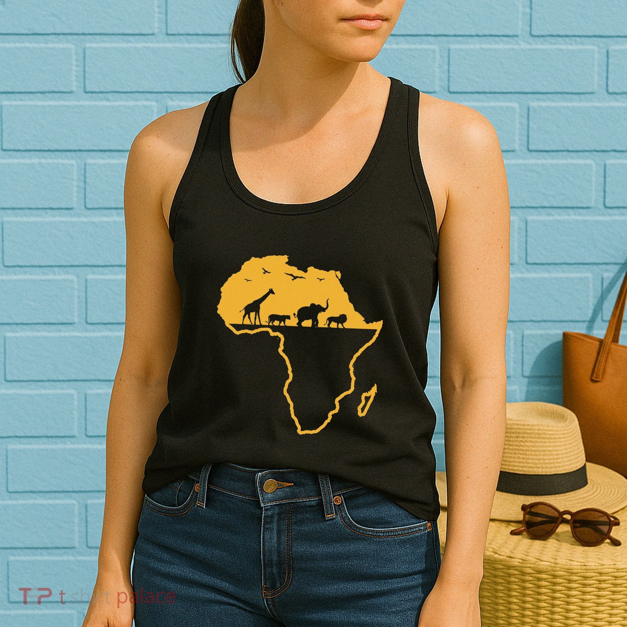 Africa Safari African Wild Animals Environment National Park Women's Tank Top