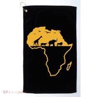 Africa Safari African Wild Animals Environment National Park Golf Towel thumb 0