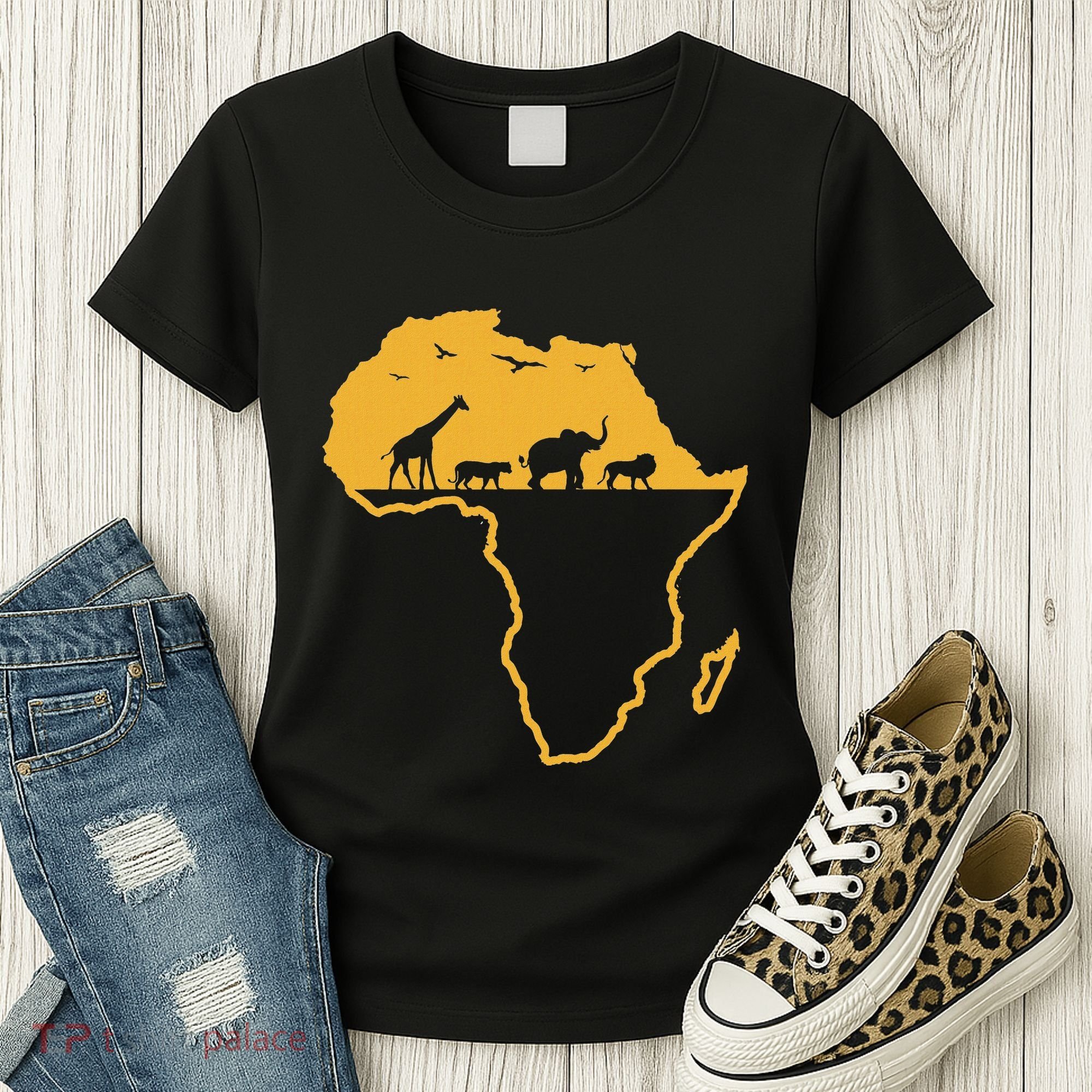 Africa Safari African Wild Animals Environment National Park Women's T-Shirt