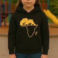 Africa Safari African Wild Animals Environment National Park Kids Hoodie thumb 3