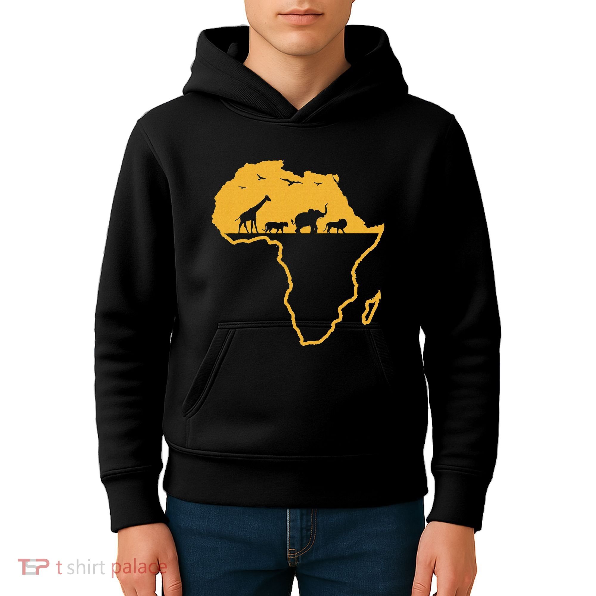 Africa Safari African Wild Animals Environment National Park Kids Hoodie