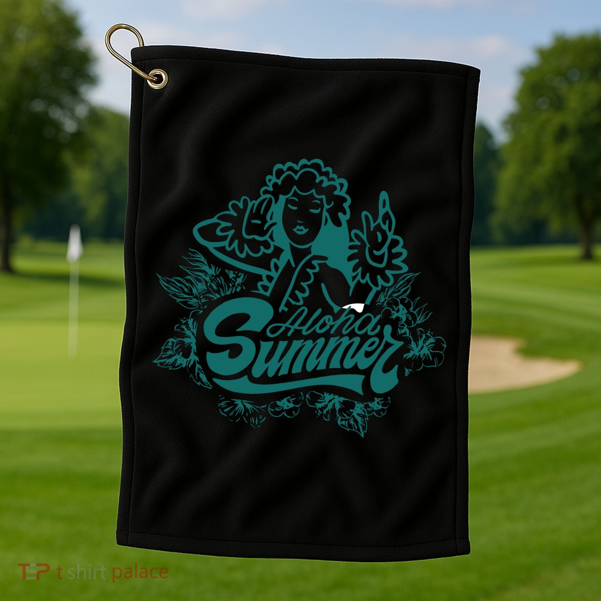 Aloha Summer Golf Towel
