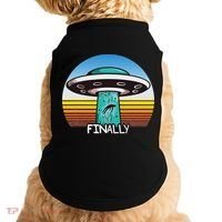 Alien S Abduction Ufo Finally Doggie Tank thumb 0