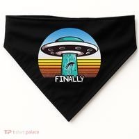 Alien S Abduction Ufo Finally USA-Made Doggie Bandana thumb 0