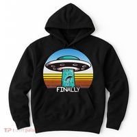 Alien S Abduction Ufo Finally Hoodie thumb 0