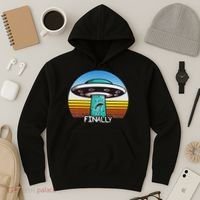 Alien S Abduction Ufo Finally Hoodie thumb 3