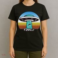 Alien S Abduction Ufo Finally T-Shirt thumb 4