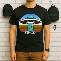 Alien S Abduction Ufo Finally T-Shirt thumb 6