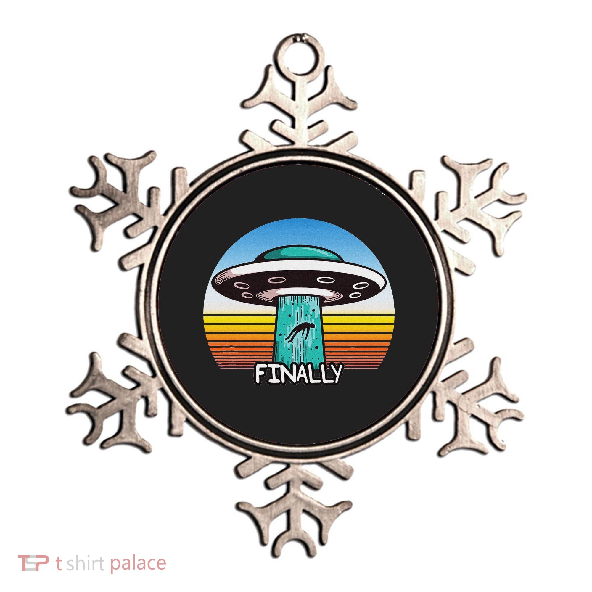 Alien S Abduction Ufo Finally Ornament