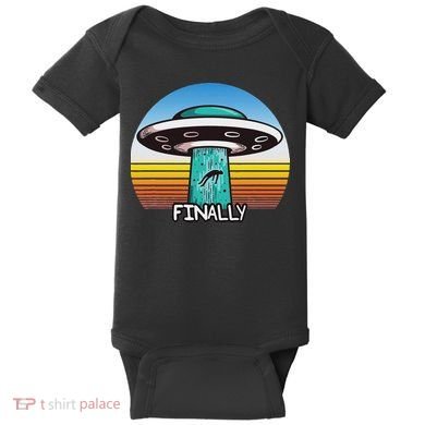 Alien S Abduction Ufo Finally Baby Bodysuit