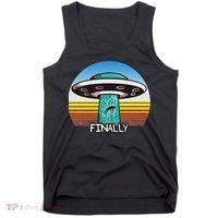 Alien S Abduction Ufo Finally Tank Top thumb 0