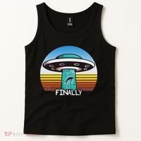 Alien S Abduction Ufo Finally Tank Top thumb 2