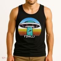 Alien S Abduction Ufo Finally Tank Top thumb 3