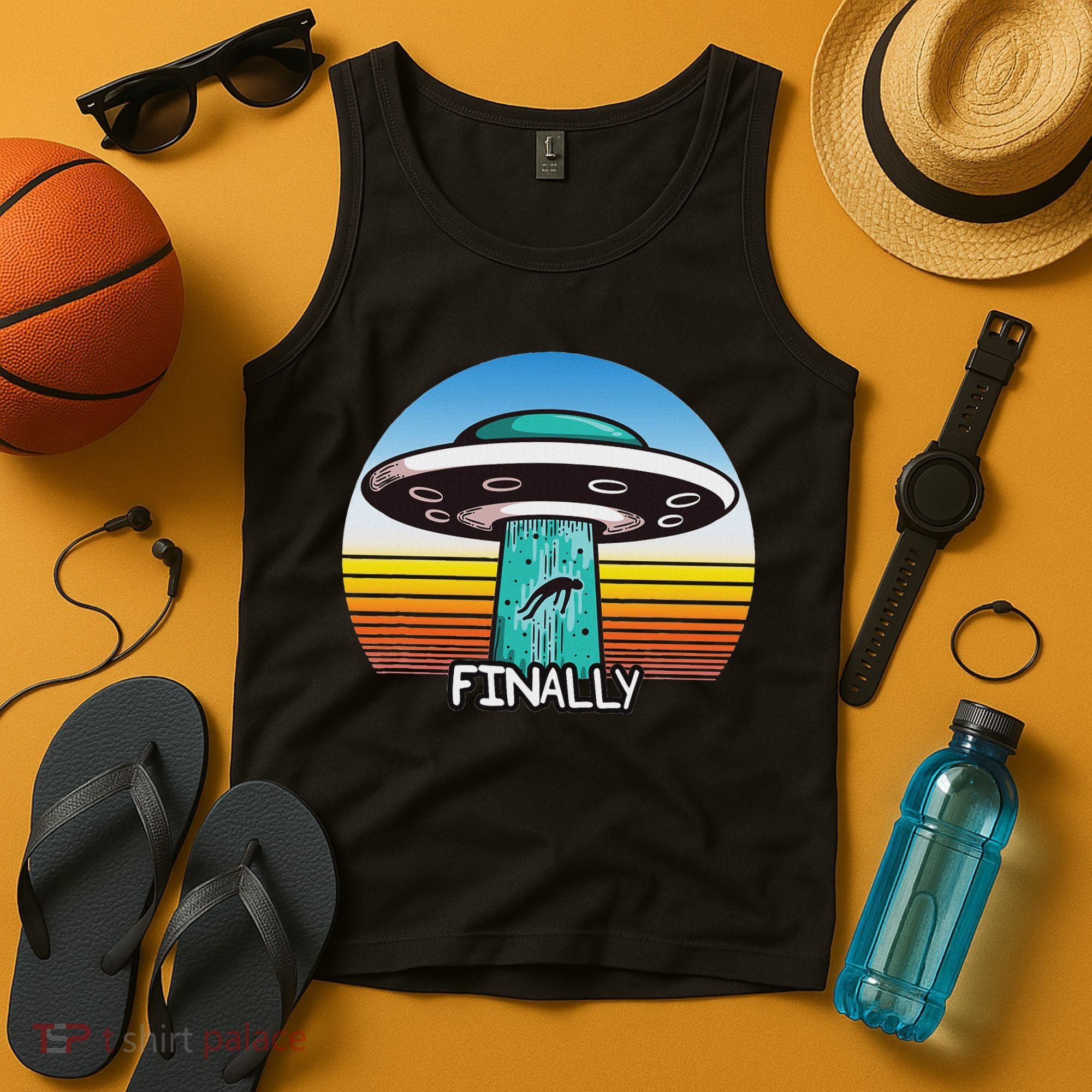 Alien S Abduction Ufo Finally Tank Top