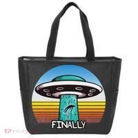 Alien S Abduction Ufo Finally Tote Bag thumb 0