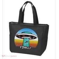 Alien S Abduction Ufo Finally Tote Bag thumb 3