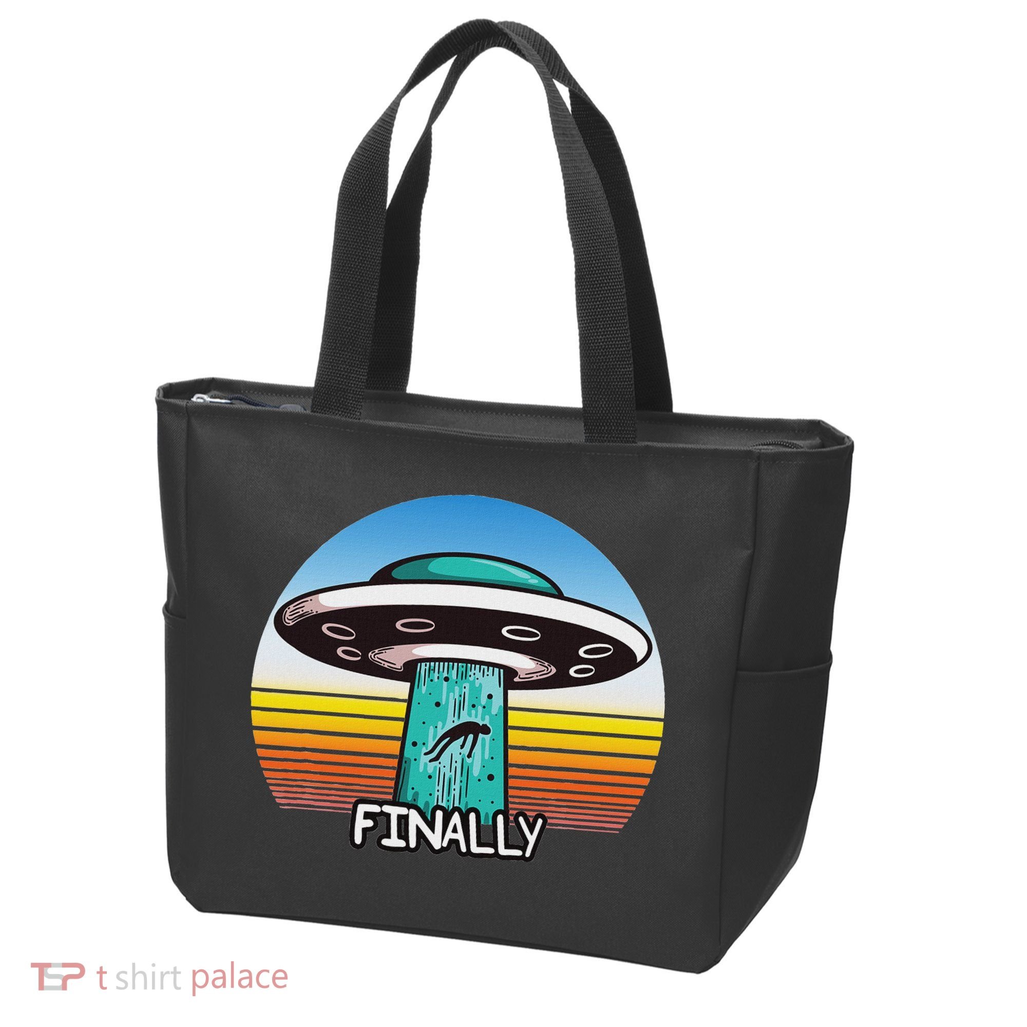 Alien S Abduction Ufo Finally Tote Bag