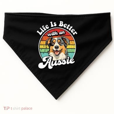 Australian Shepherd USA-Made Doggie Bandana