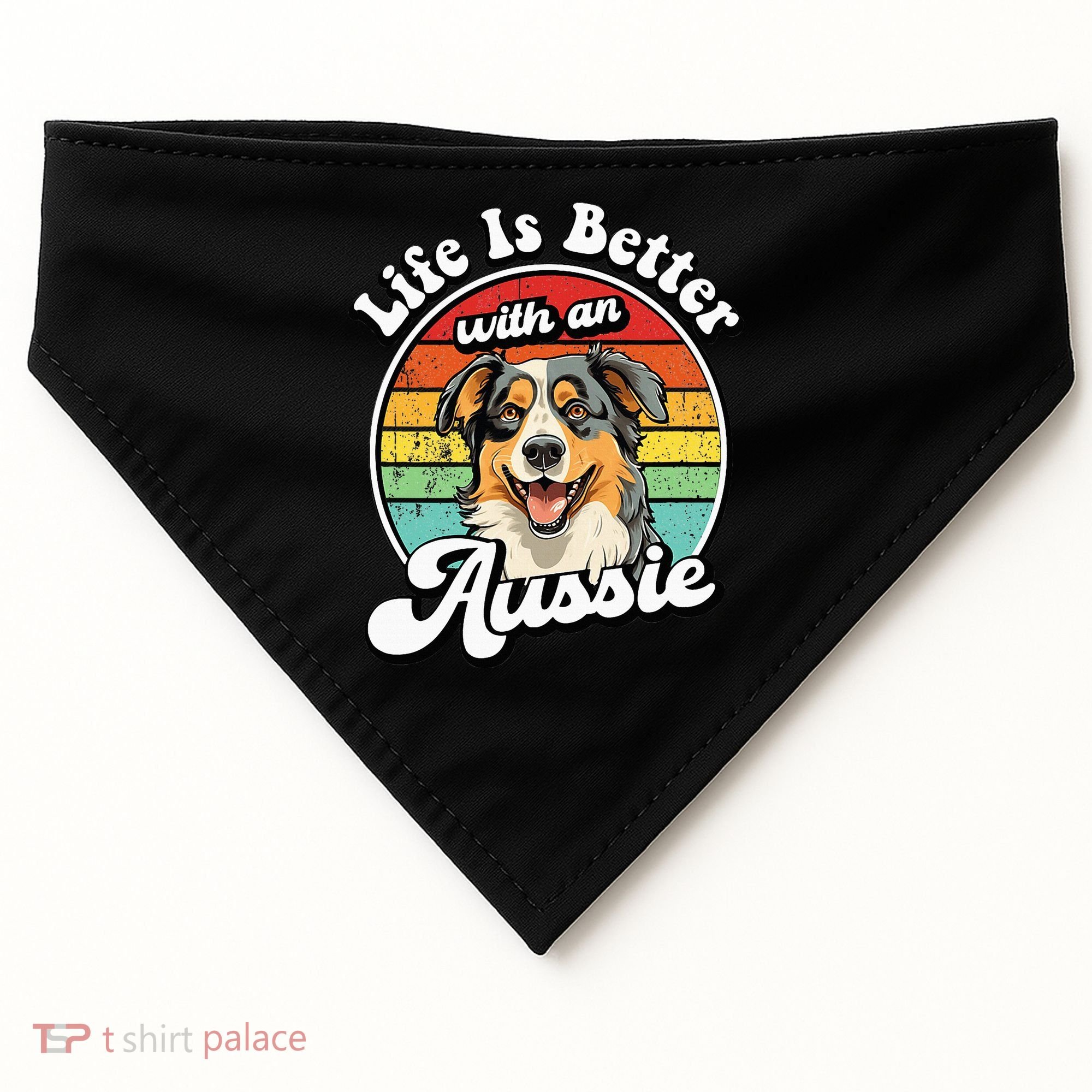 Australian Shepherd USA-Made Doggie Bandana