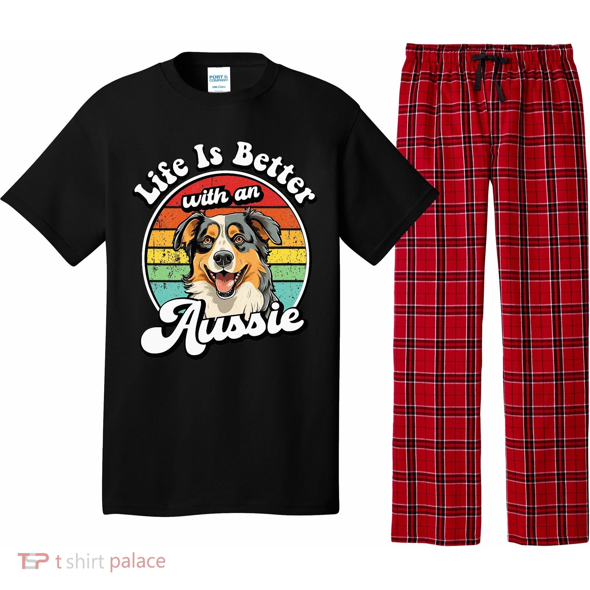 Australian Shepherd Pajama Set