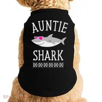 Auntie Shark Doggie Tank thumb 0