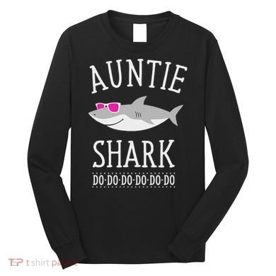 Auntie Shark Long Sleeve Shirt
