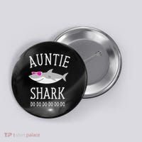Auntie Shark Button thumb 0