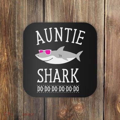 Auntie Shark Coaster