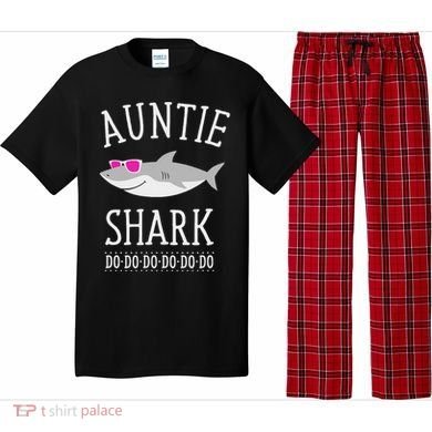 Auntie Shark Pajama Set