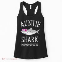 Auntie Shark Women's Tank Top thumb 0