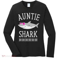 Auntie Shark Women's Long Sleeve Shirt thumb 0