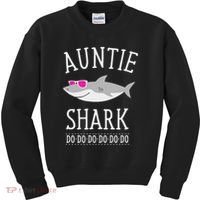 Auntie Shark Kids Sweatshirt thumb 0