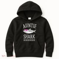 Auntie Shark Kids Hoodie thumb 0
