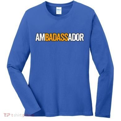Ambadassador Subtle Ambassador Warehouse Associate Swagazon Women's Long Sleeve Shirt