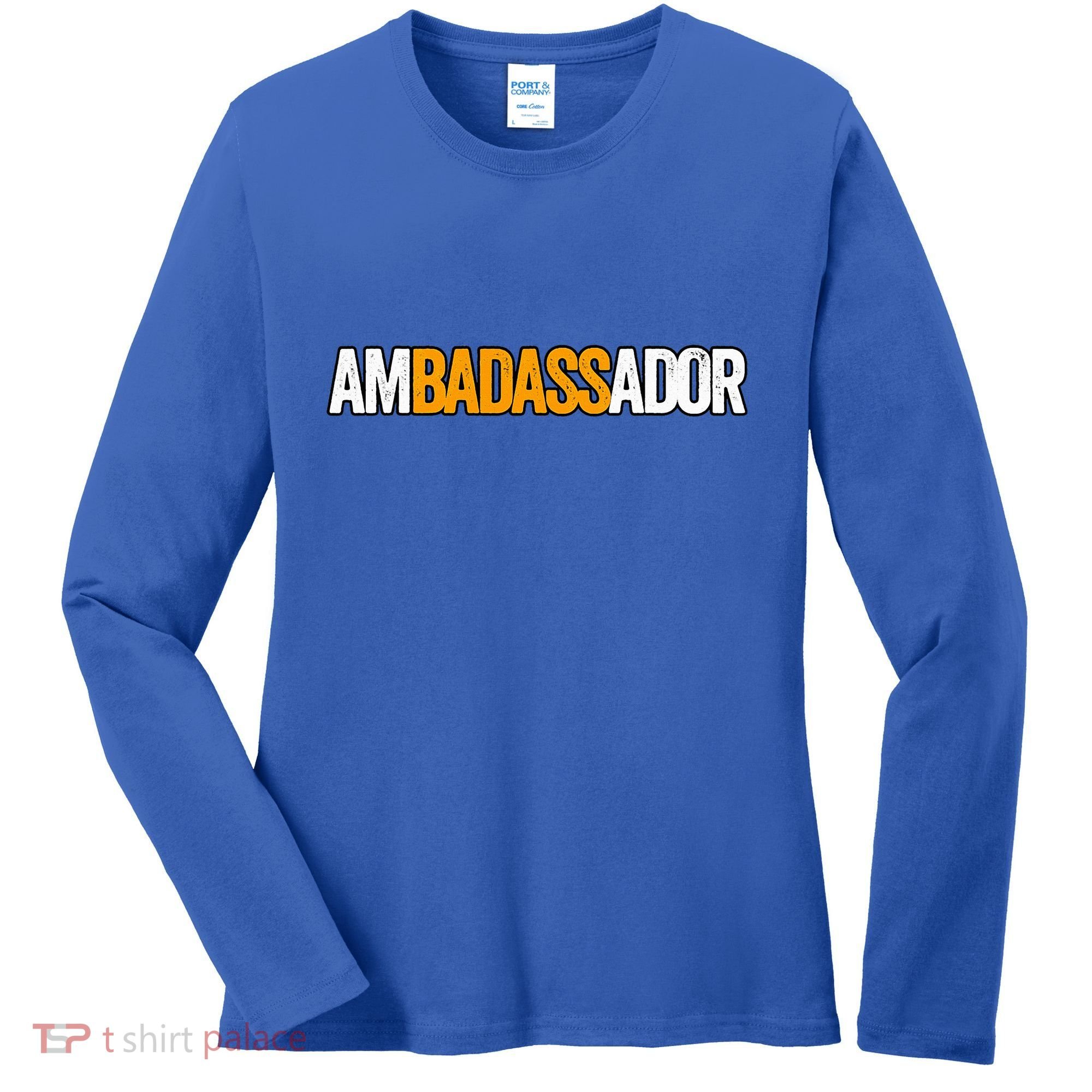 Ambadassador Subtle Ambassador Warehouse Associate Swagazon Women's Long Sleeve Shirt