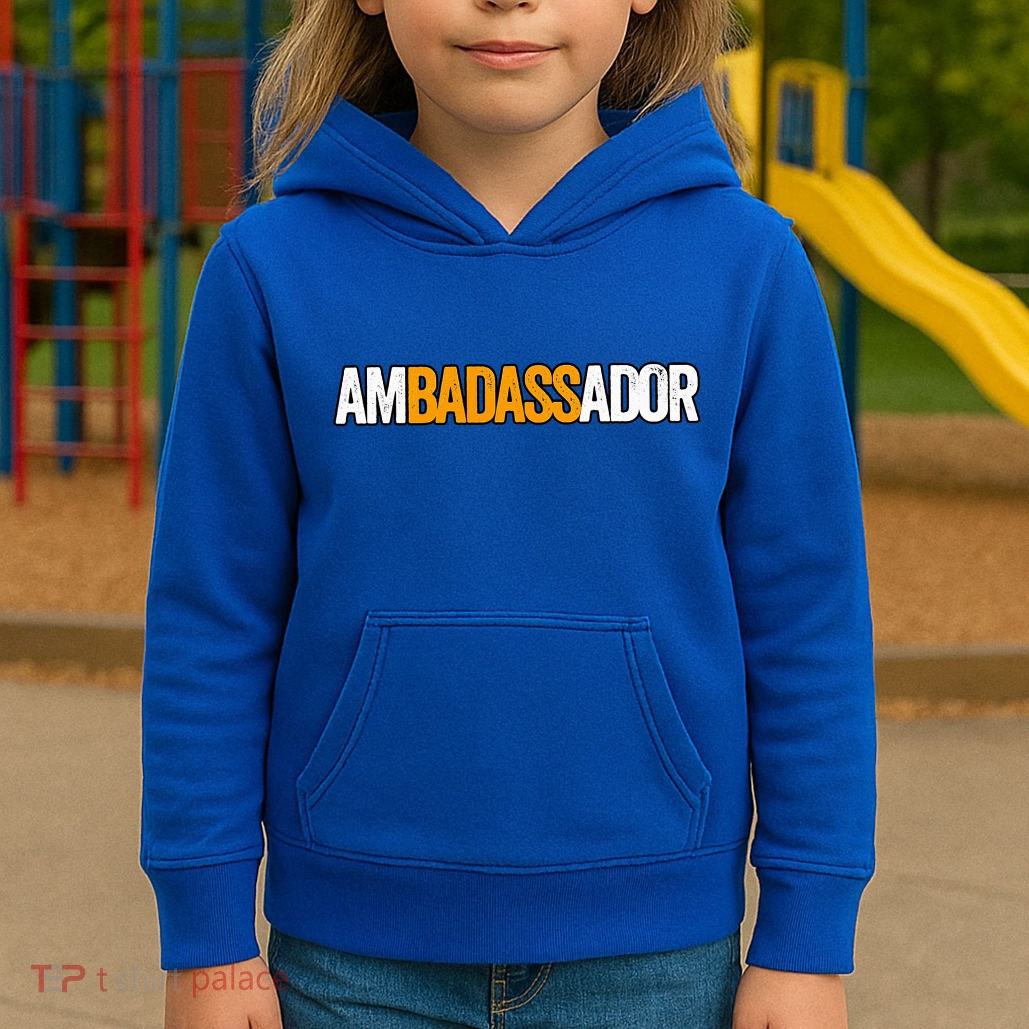 Ambadassador Subtle Ambassador Warehouse Associate Swagazon Kids Hoodie