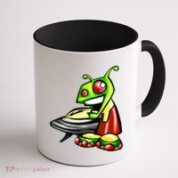 Alien & Saucer Coffee Mug thumb 1
