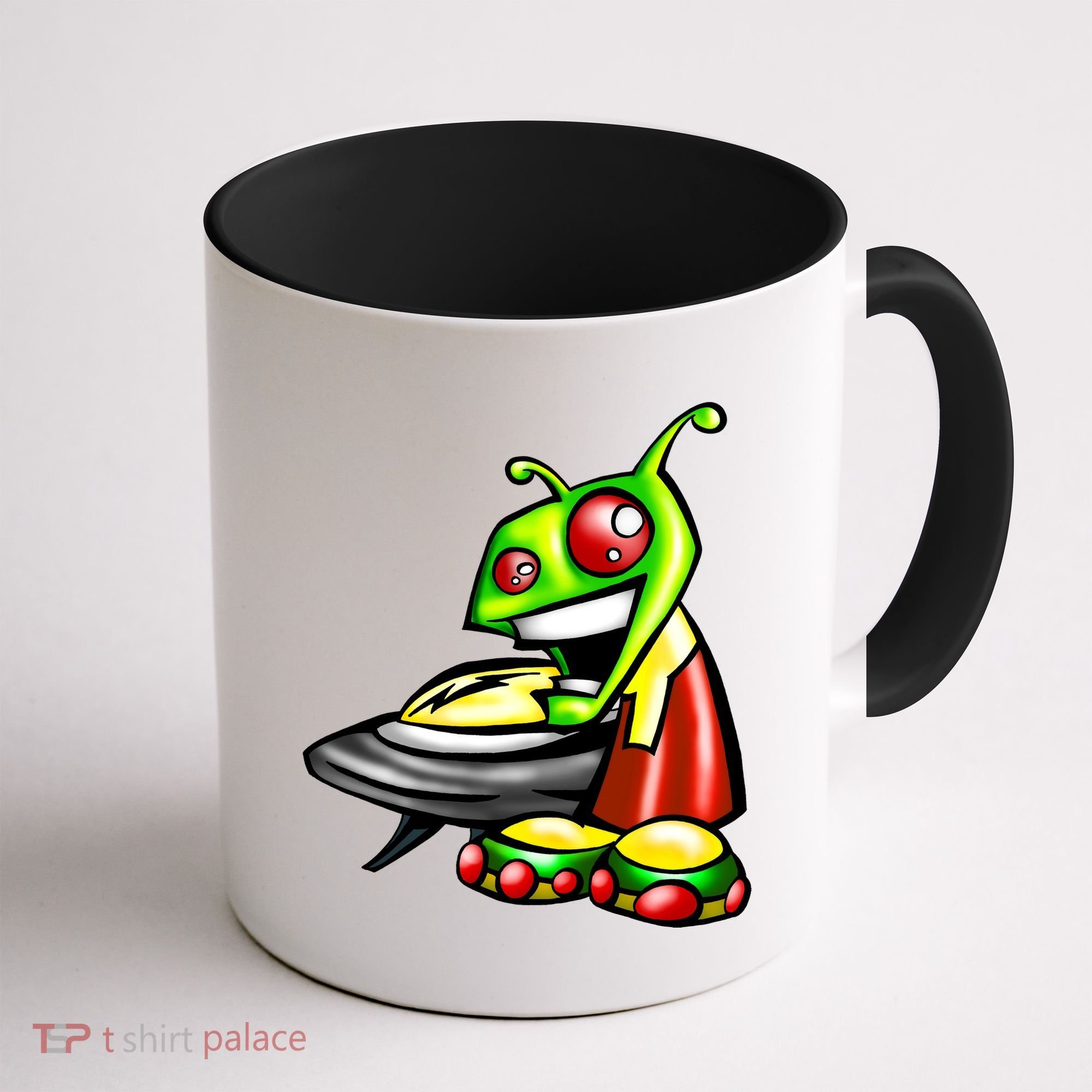 Alien & Saucer Coffee Mug