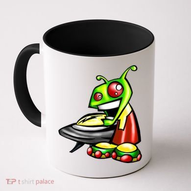 Alien & Saucer Coffee Mug