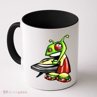 Alien & Saucer Coffee Mug thumb 0