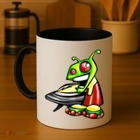 Alien & Saucer Coffee Mug thumb 4