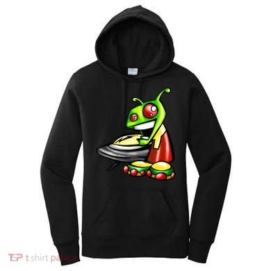 Alien & Saucer Women's Hoodie