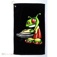 Alien & Saucer Golf Towel thumb 0