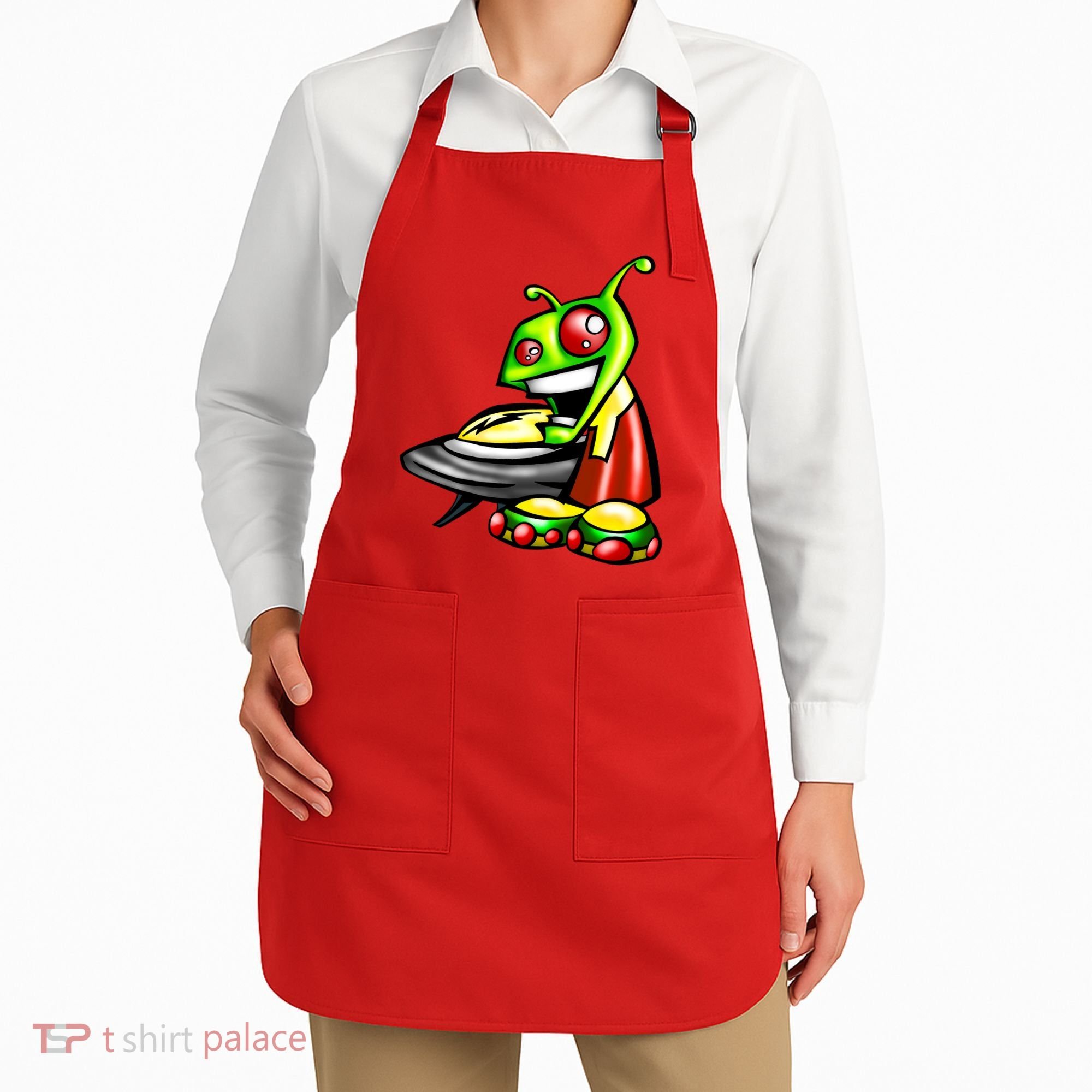 Alien & Saucer Apron
