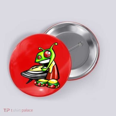 Alien & Saucer Button