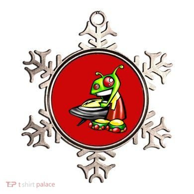 Alien & Saucer Ornament